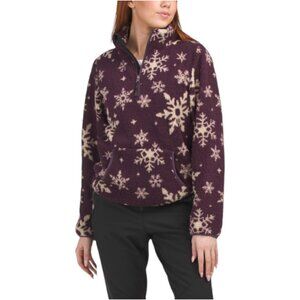 NEVE DESIGNS Snowflake Faux Sherpa Sweatshirt